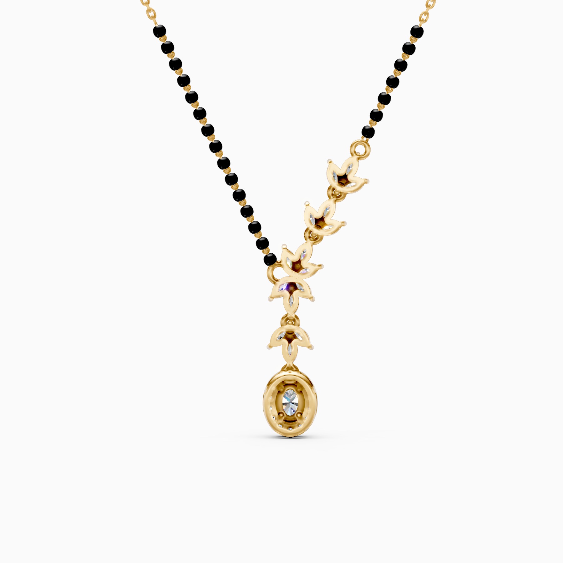 Eternal Bloom Lab Grown Diamond Mangalsutra
